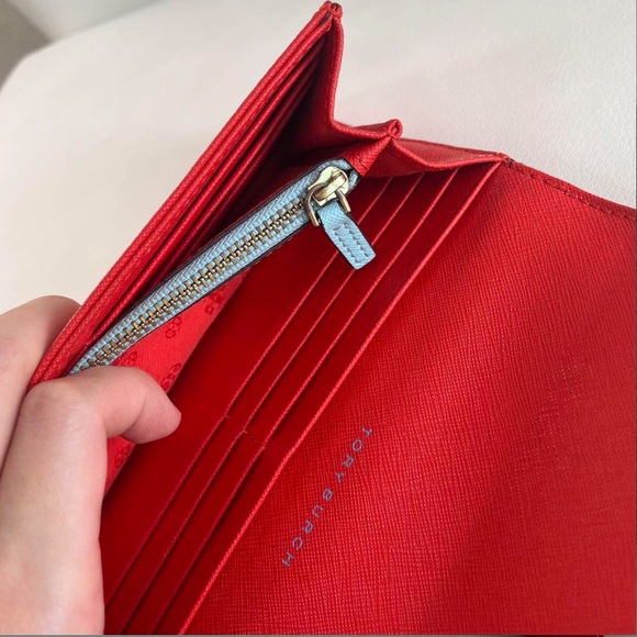 Tory Burch Red leather wallet - Picture 5 of 6